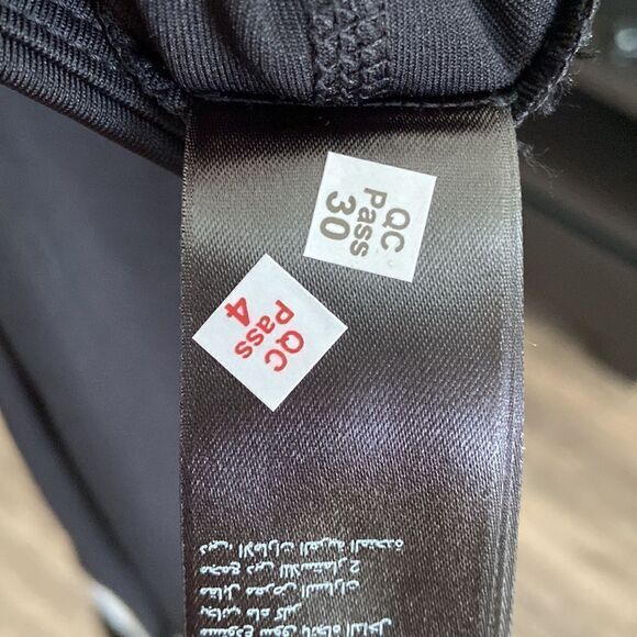 Aurique Brand High Waist Legging Mesh Panels & Black with White trim NWOT Sz Xs - Picture 10 of 11